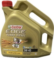 CASTROL 5W40 4L. OLEJ PRE DIESELOVÉ MOTORY EDGE TURBO