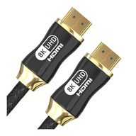 Kábel HDMI 2.1 High Speed ​​​​8k 60Hz Ultra HD 48 Gbps – 3 m