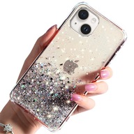 CASE GLITTER + 9H SKLENENÉ puzdro pre iPhone 14 Plus