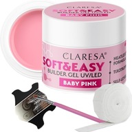 Claresa Soft Easy Baby Pink stavebný gél sada 45g