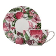 Šálka ​​+ podšálka Hibiskus Porcelain COLLECTION