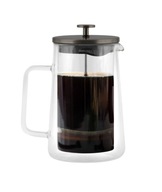 French press, piestový sklenený kávovar a čajník VIALLI DESIGN 1l M1