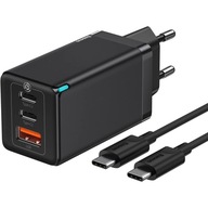 BASEUS USB SIEŤOVÁ NABÍJAČKA 2x USB-C 65W + KÁBL