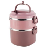 DOUBLE LUNCHBOX LUNCHBOX 1,7L RUŽ