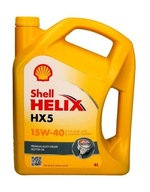 SHELL OIL 15W40 4L HELIX HX5 SL/CF 15W40 HX5 4L