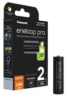 PANASONIC ENELOOP PRO AA batérie 2500mAh 2 ks