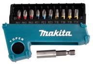 Makita sada 10 hrotov + magnetizér E-03567