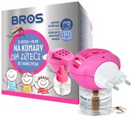 ELEKTROFUMIGÁTOR + TEKUTÝ REPELER PRE DETI BROS FUNGUJE 60 NOCÍ