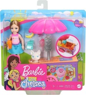 BARBIE CLUB STÁNOK ZMRZLINY CHELSEA + BÁBIKA GHV76