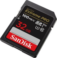 SANDISK EXTREME PRO SDHC KARTA 32GB 100/90 MB/s C1 U3 V30