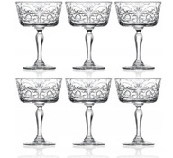 Crystal Martini Poháre na šampanské Crystal 270 ml RCR Tattoo 6 ks