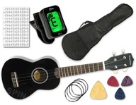 UKULELE +TUNER +KRYT+GRIPY + TRUSNICE +STRUNKY