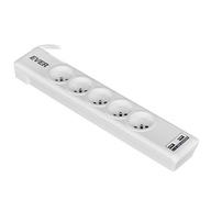 Prepäťová ochrana Ever ELITE T/LZ11-ELI015/0000 (2 x USB, 5 x UTE;