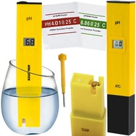 TESTER PH METER ZÁHRADNÍCKY kyselomer ELEKTRONICKÝ ATC METER NA VODU