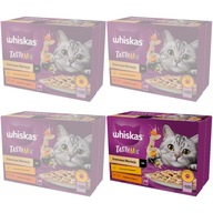 WHISKAS DOSPELÝ CHUTNÝ MIX VLHČENÉ JEDLO V Omáčke 48x85g