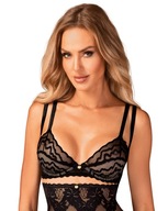 OBSESSIVE SOFT BRA ARIENNA BLACK XL/XXL