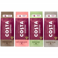 COSTA mletá káva Mix príchutí 500g x4 Set