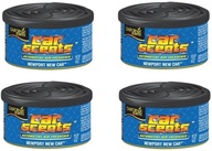 4x California Car Scents NEWPORT NEW CAR 42g