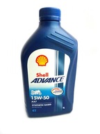 SHELL OIL 15W50 1L AX7 4T ADVANCE SEMIS SHELL