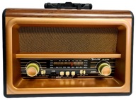 KUCHYNSKÉ RÁDIO BLUETOOTH PRENOSNÁ RETRO FM ANTÉNA USB SD BATÉRIA