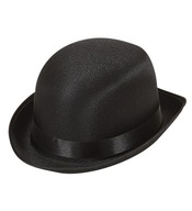 Bowler Hat Black 20. roky 30. roky 20. storočia Saténový retro Vintage Gentleman Chaplin