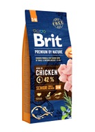 BRIT PREMIUM BY NATURE SENIOR MALÝ / STREDNÝ 15 KG