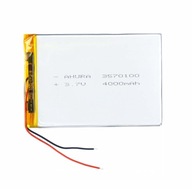 Nabíjateľná batéria 4000mAh 3,7V Li-Poly, Li-Po GPS