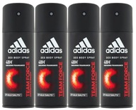 Adidas Team Force Energetic & Woody deodorant 150 ml pre mužov v spreji 4x