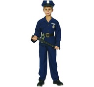 Kostým policajt, ​​karneval, 120/130 cm