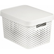 WHITE Openwork Infinity Container 17L do kancelárie