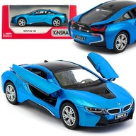 KOVOVÉ AUTO BMW i8 KOVOVÝ POHON KOVOVÝ MODEL KINSMART 1:36