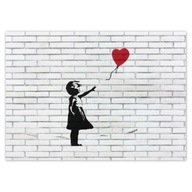 Plagáty 70x50 Banksy Girl Balloon