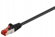 MicroConnect S/FTP CAT6 10m Black LSZH