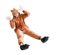 MEDVEĎ ONESIE PYŽAMOVÝ KOSTÝM KIGURUMI JEDNORÁZOVÉ M