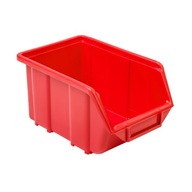 100 x odpadkový kontajner červený 245 x 160 x 126
