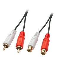 Lindy 35673 RCA Chinch audio predlžovací kábel 5m