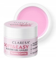 Claresa Soft&Easy Panna cotta stavebný gél 45g