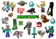 NÁLEPKY NA STENU PRE CHLAPCA MINECRAFT