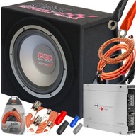 BASS BOX MAC AUDIO TUBE 800W + KÁBLE ZOSILŇOVAČA AKTÍVNE KÁBLE