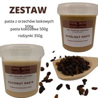 Pastová sada 2x 500g lieskový oriešok kokos + hrozienka 350g