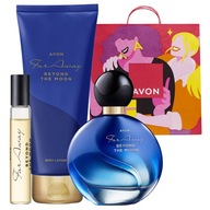 AVON FAR AWAY BEYOND THE MOON DÁMSKA DARČEKOVÁ SADA PARFUM 50ML + ZADARMO