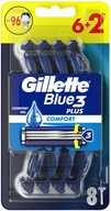 GILLETTE Blue3 6+2 8 kusov holiacich strojčekov pre mužov