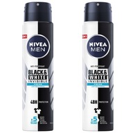 NIVEA pánsky antiperspirant Black&White 2x250ml