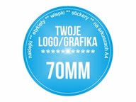 Okrúhle samolepiace etikety fi70mm 500ks EXTRA