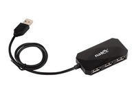 USB hub Natec NHU-0647 LOCUST 4xUSB 2.0 čierny