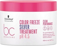 Schwarzkopf BC COLOR FREEZE SILVER maska ​​na farbené vlasy 500ml