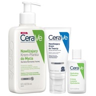 CeraVe hydratačný krém-pena sada 236 ml hydratačný krém na tvár 52 ml