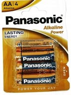 Alkalické batérie Panasonic AA LR6 48 ks