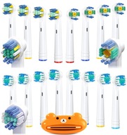 16 x HLAVICE KEFEK ORAL-B 3D BIELA ​​FLOSS