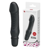 Čierny silikónový análny dildo Pretty Love Stev